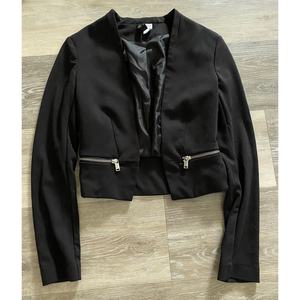 Crop blazer